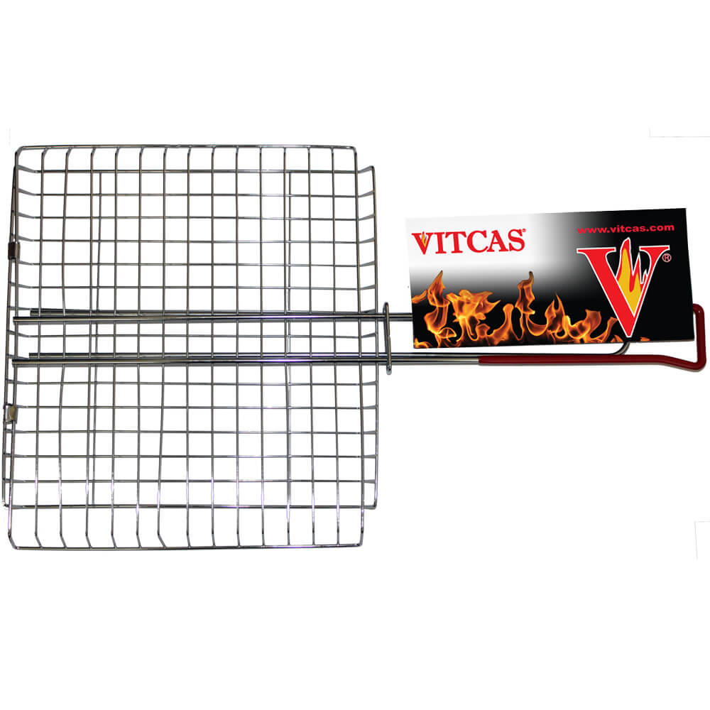Vitcas Grill Basket: Dry-Fit It to the Oven and Barbecue Vitcas grill basket for compatible pizza ovens and barbecues