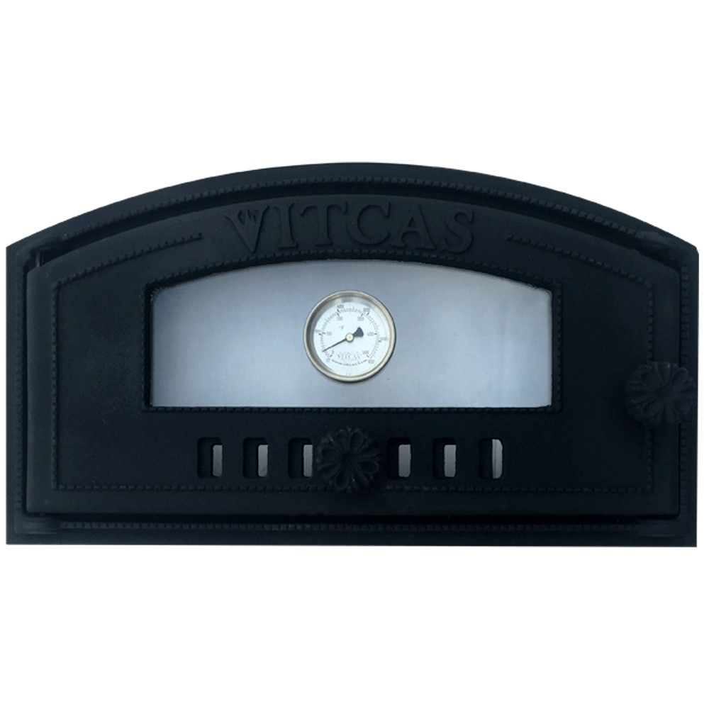 Vitcas oven doors with glass and thermometer